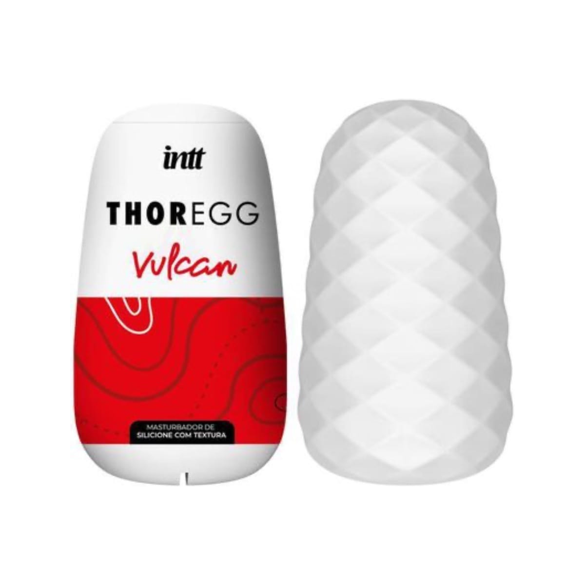 THOR EGG MASTURBADOR MASCULINO TEXTURIZADO INTT - Foto 2