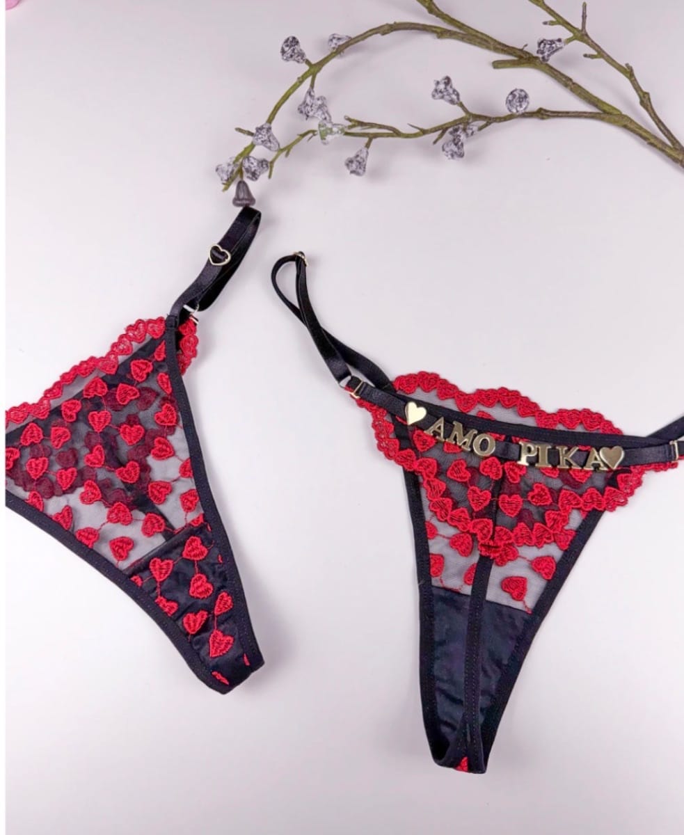 Fio de personalizar tule coração - Foto 1