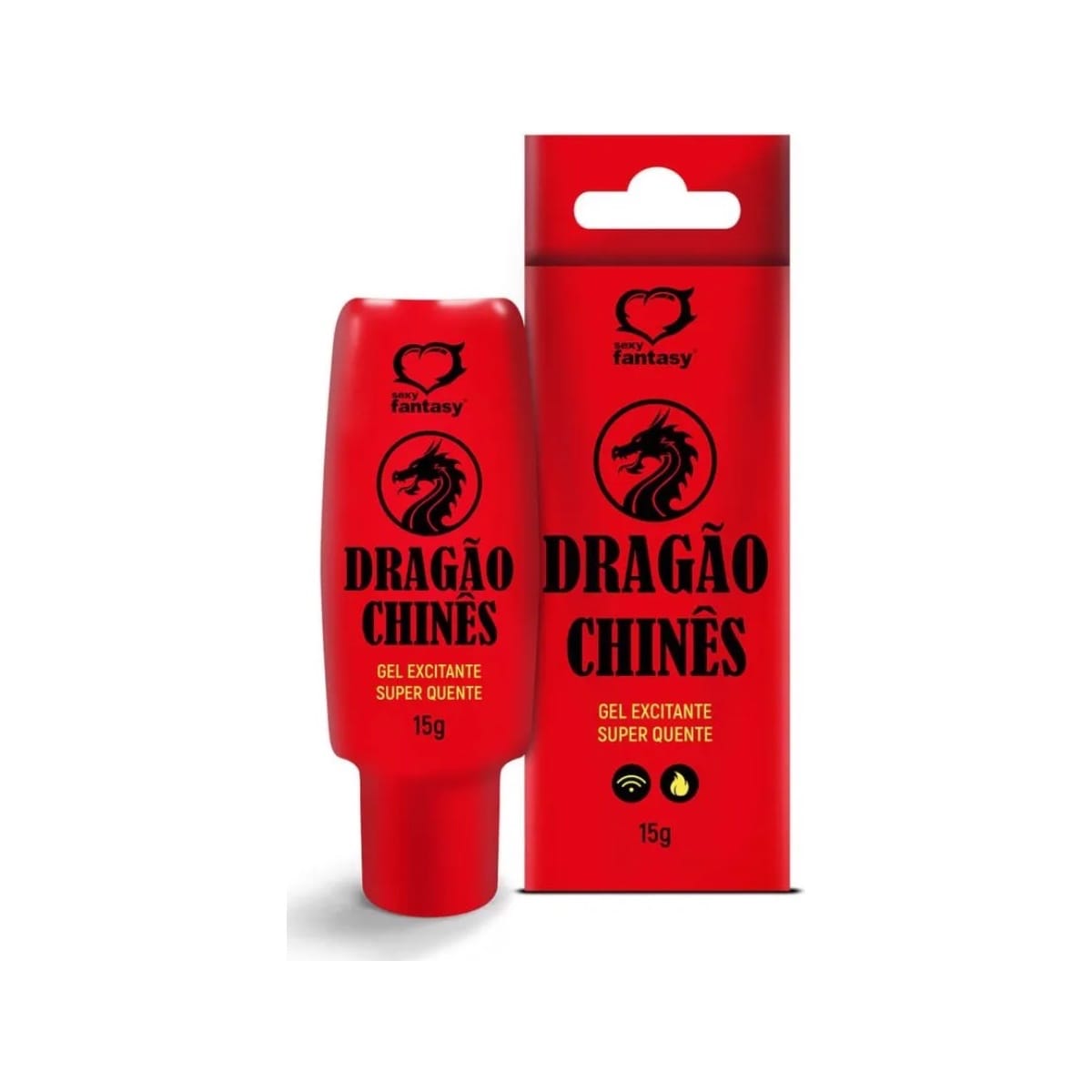 DRAGÃO CHINÊS GEL EXCITANTE SUPER QUENTE 15G SEXY FANTASY - Foto 1