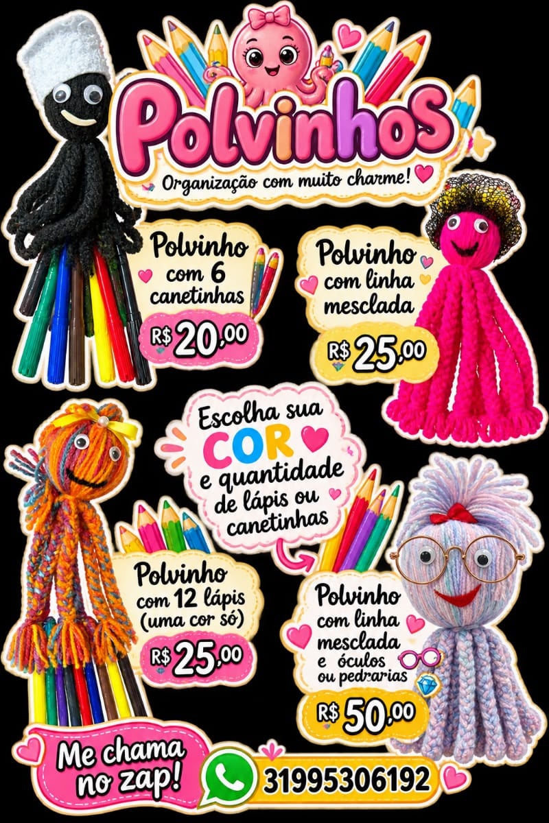 Varias cores tamanhos e preçis, polvo de lapis - Foto 1
