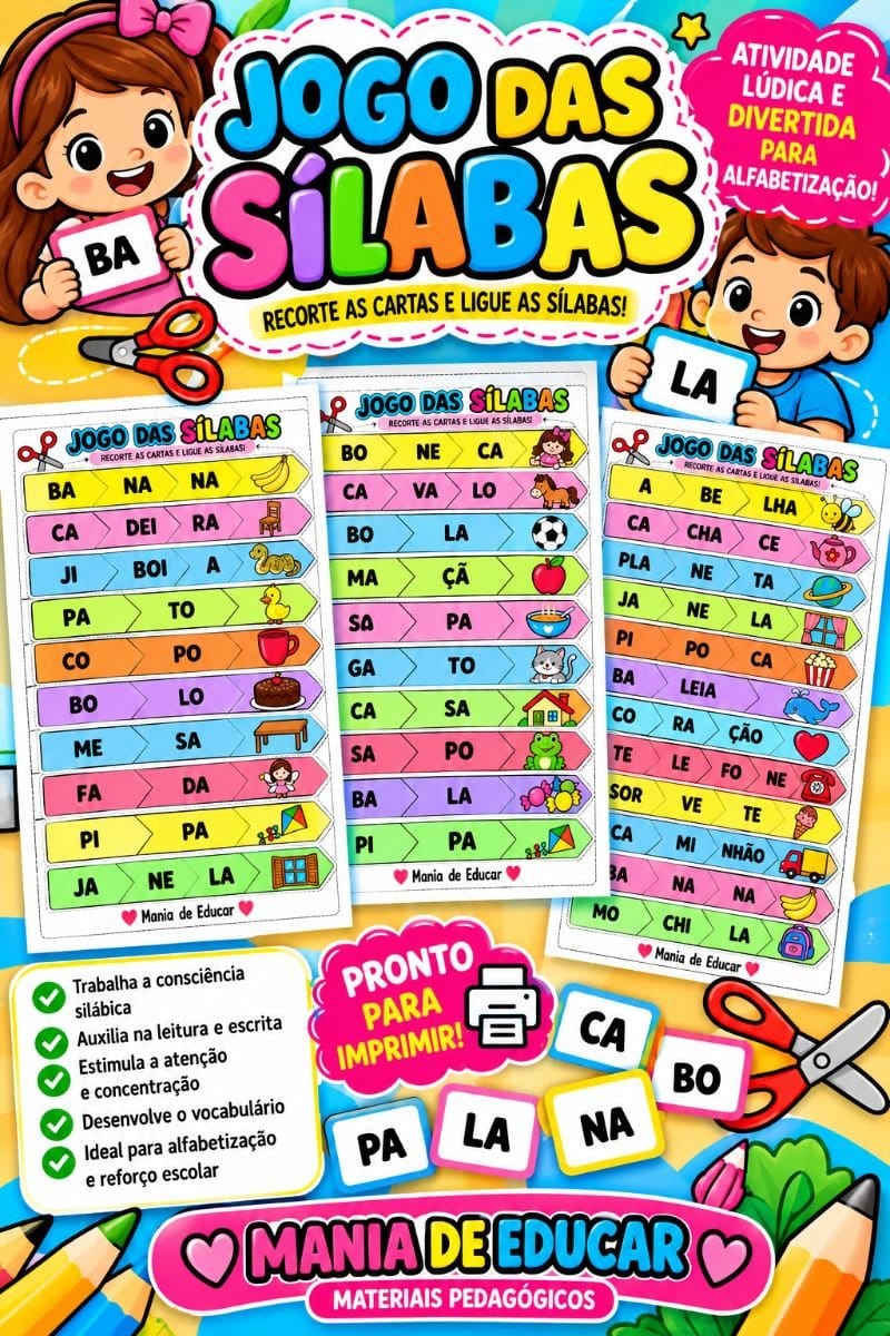 Jogo das sílabas - Foto 1