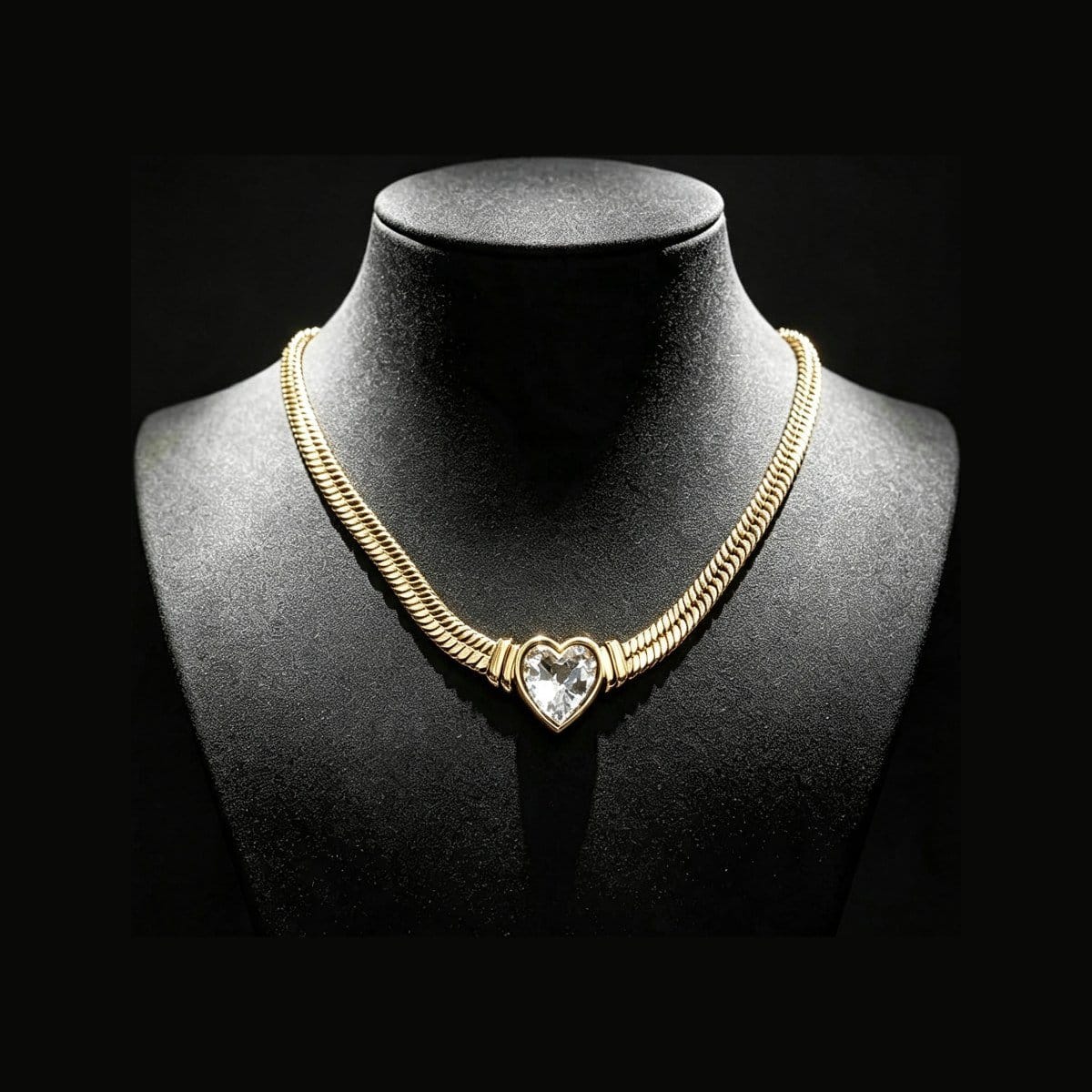 Colar feminino aço inox pingente com zircônia - Foto 2
