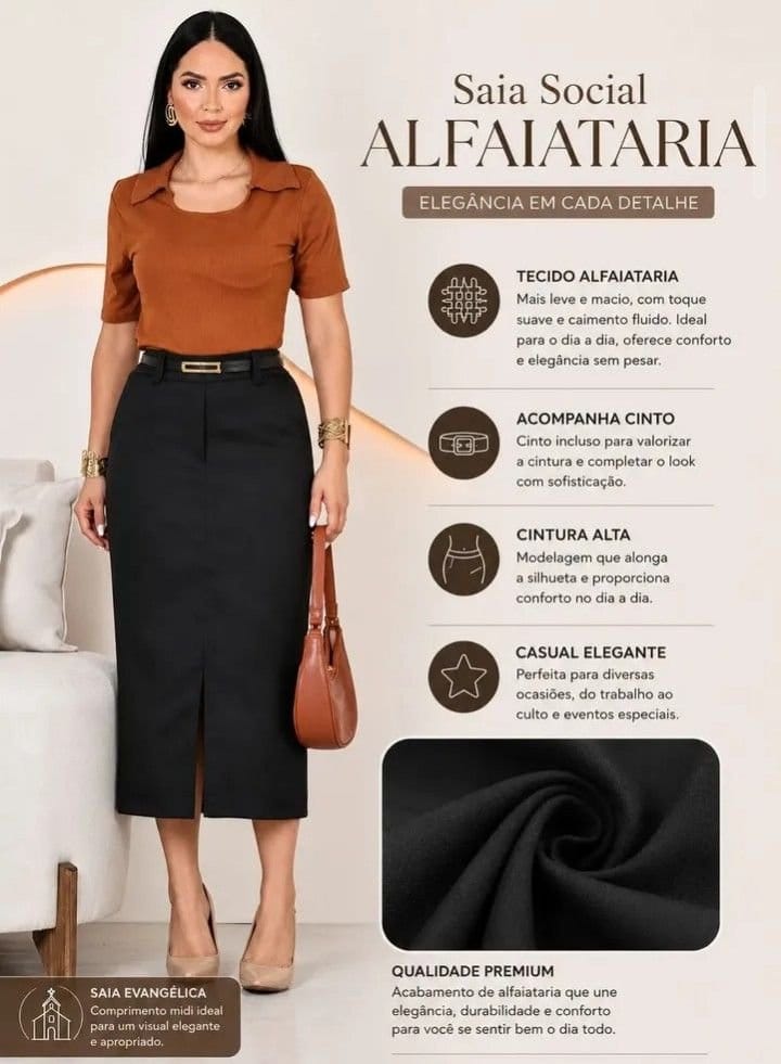 Saia de alfaiataria - Foto 4