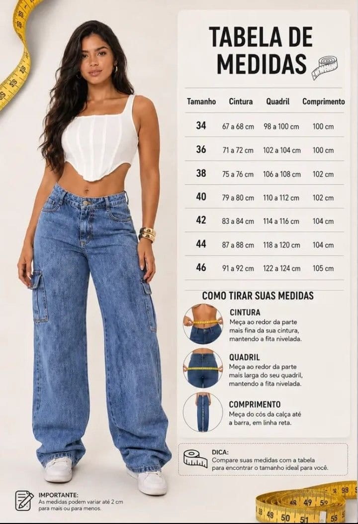 Calça Cargo - Foto 2