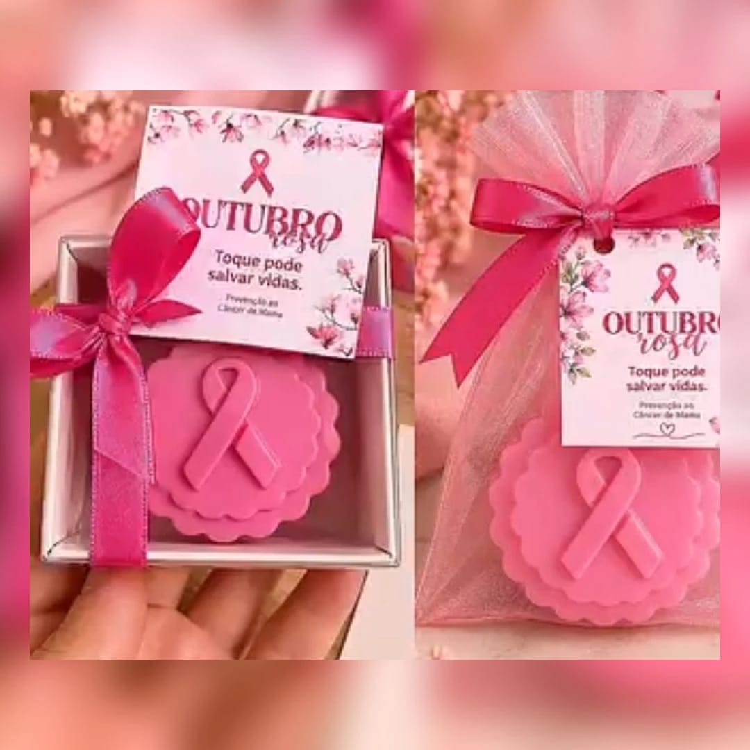 Sabonete Outubro Rosa - Foto 1