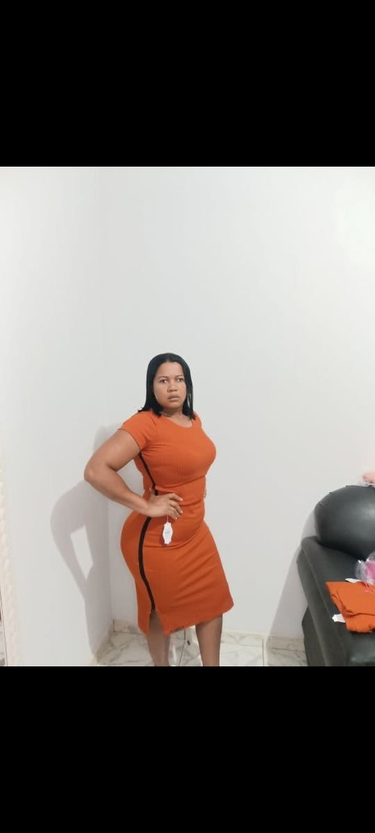 Conjunto Midi canelado Premium blusa de manga com saia e cores na lateral - Foto 2