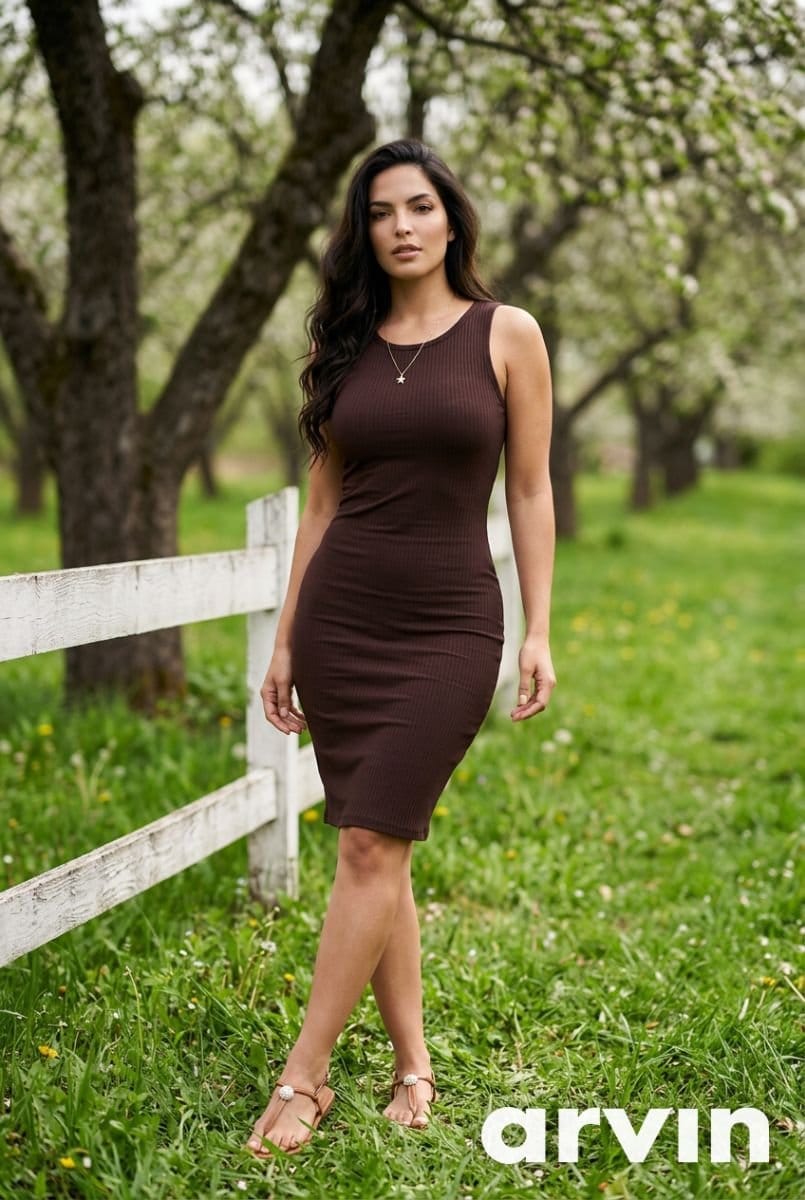 Vestido tubinho canelado viscose - Foto 3