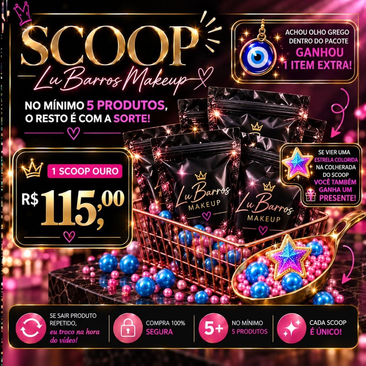 SCOOP OURO ( MAKES FAMOSAS ) - Foto 1