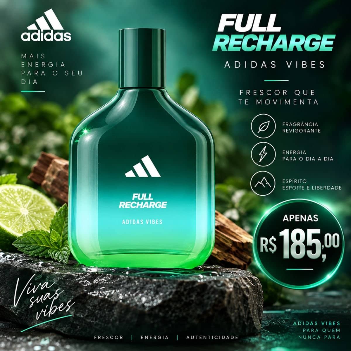Perfume Adidas Vibes Full Recharge