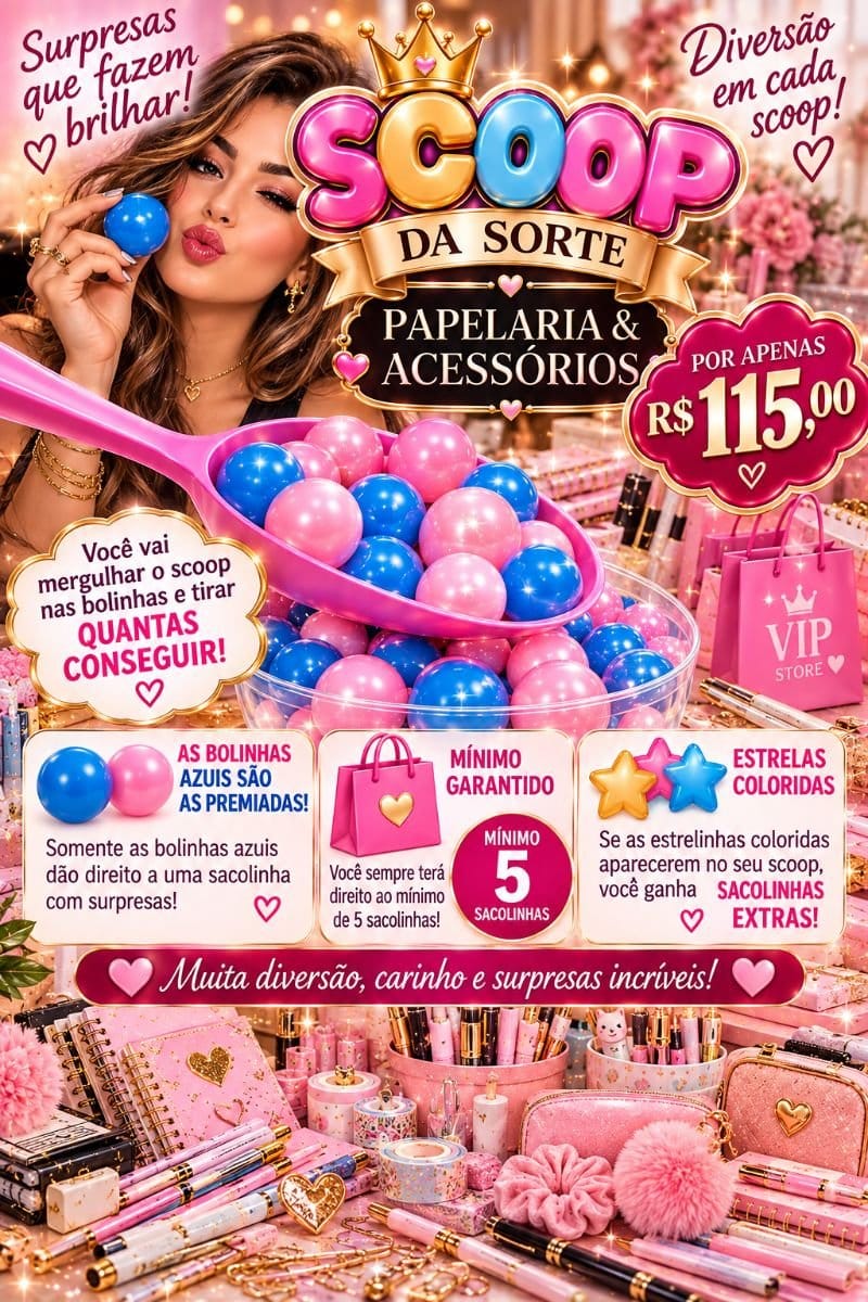 SCOOP PAPELARIA & ACESSÓRIOS (PRODUTOS TOPS ⭐⭐⭐⭐⭐ ) - Foto 1