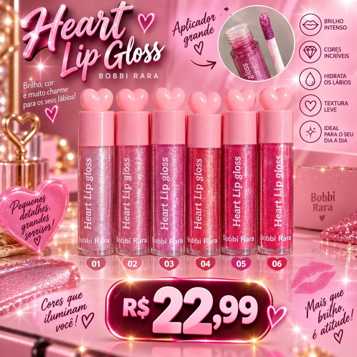 Lip Gloss Bobbi Rara - Foto 1
