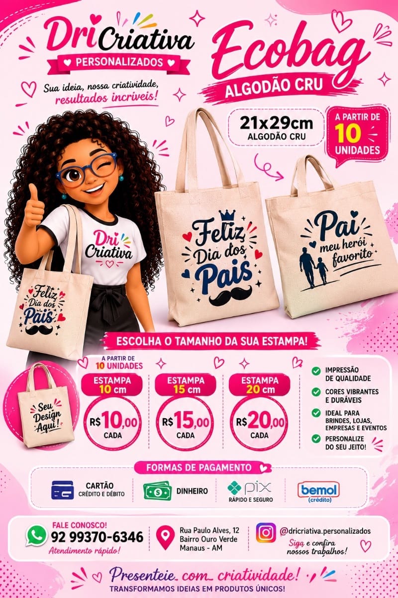 Ecobag 21x29 - Foto 1