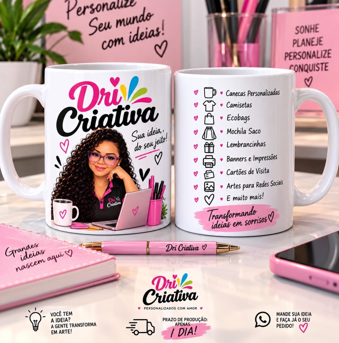 Caneca cerâmica personalizada - Foto 1