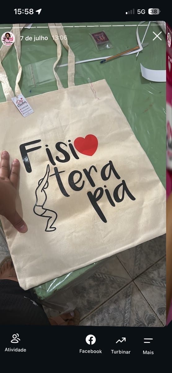 Ecobag 35x40 estampada - Foto 3