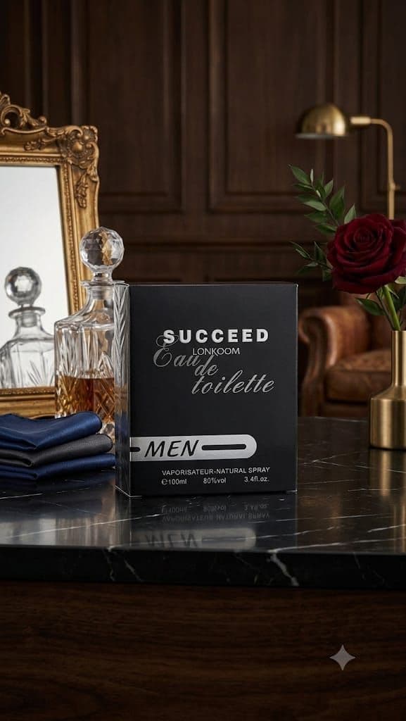 ✨ Perfume Succeed Lonkoom Eau de Toilette 100ml – Masculino ✨