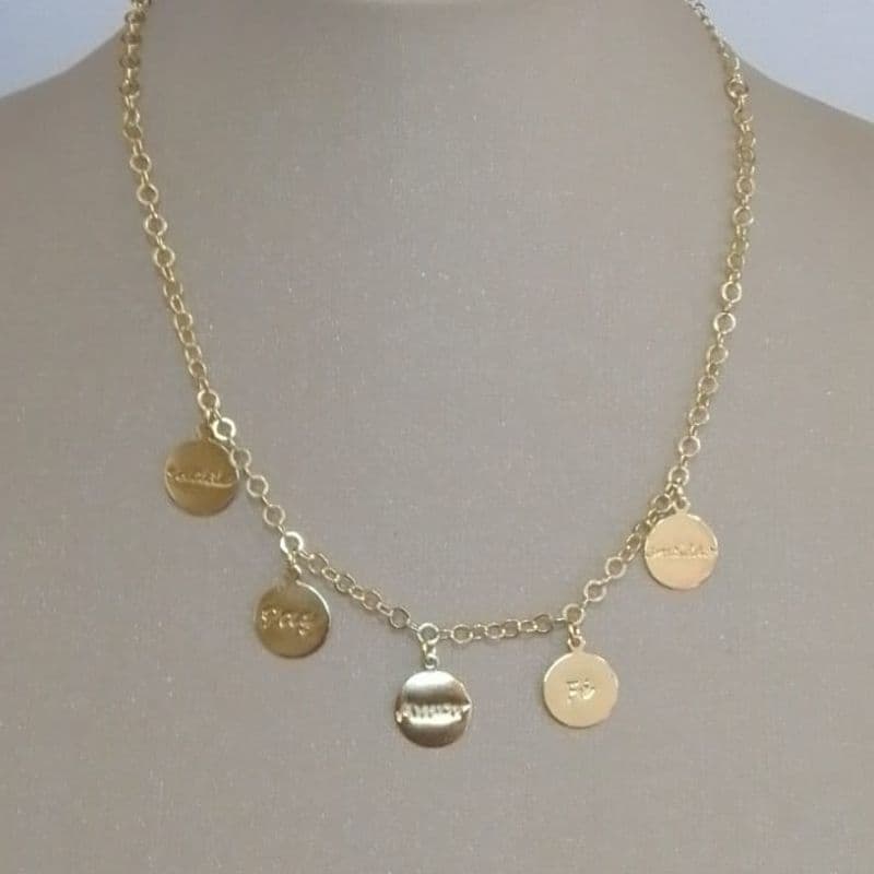 Choker paz amor fe gratidao
