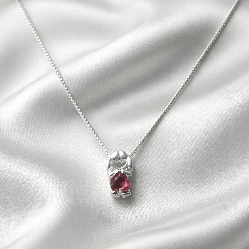 Veneziana Menina Coração Zirc Rosa PP