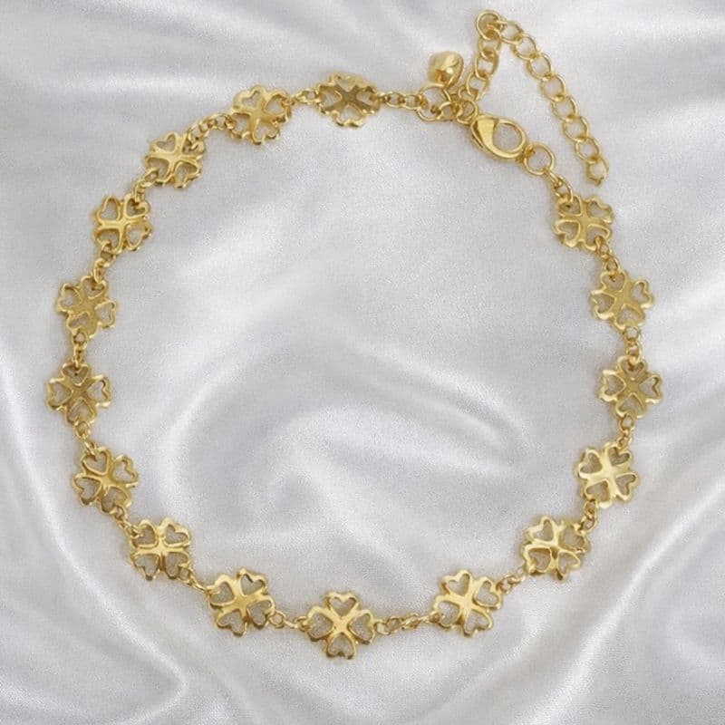 Pulseira Trevo Vazado