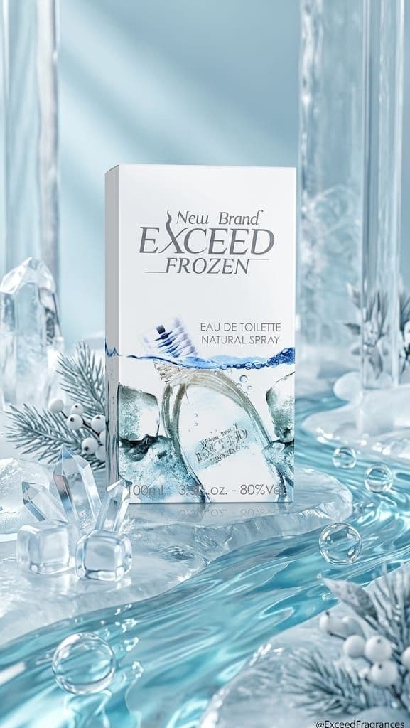 Perfume Importado Exceed Frozen New Brand 100ml Eau De Toilette Masculino Original