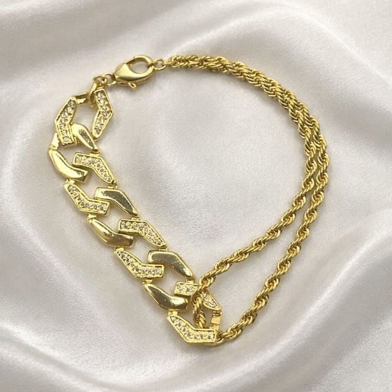 Pulseira Cordão Bahiano Elo 1 /1 Zirc Luxo - Foto 1