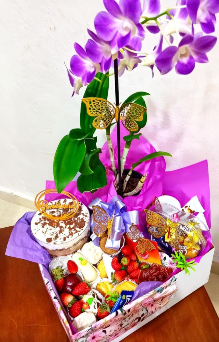 Cesta de Café de aniversário especial