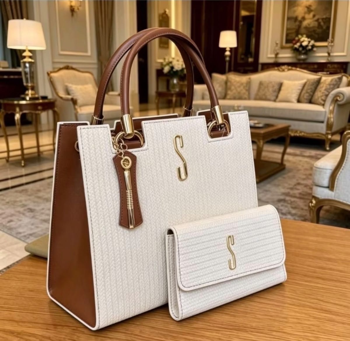  Conjunto Luxo Elegance Bolsa mais carteira - Foto 2