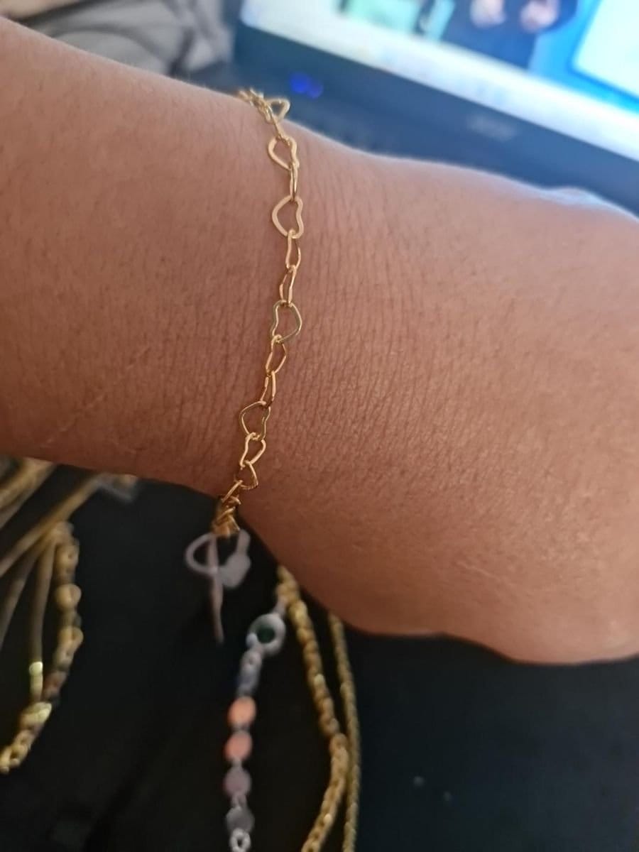 Pulseira corações - Foto 2