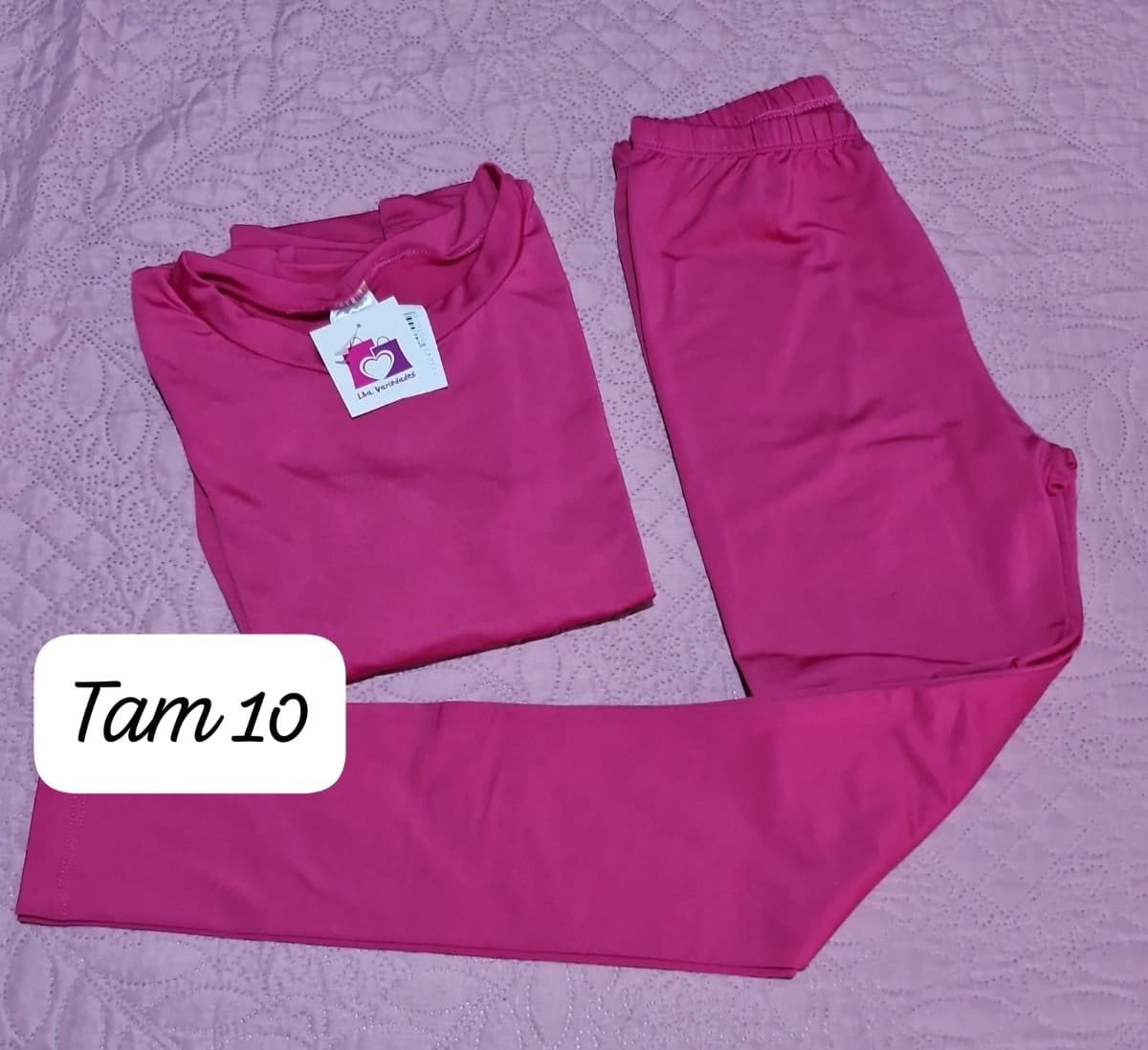 Conj termico pink tam 10 - Foto 1