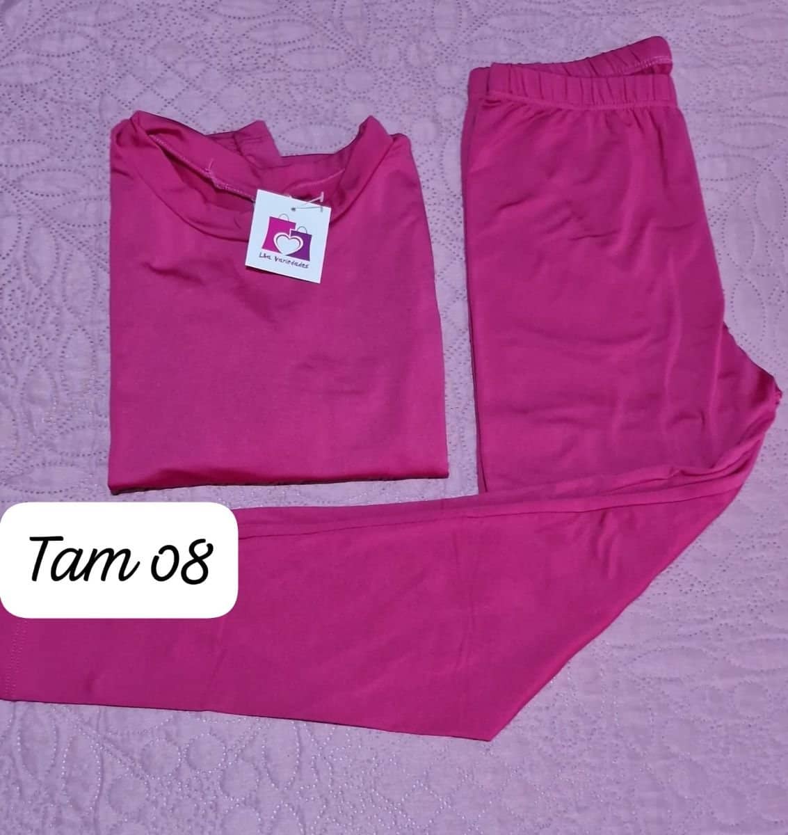 Conj pink térmico (tam 8 )