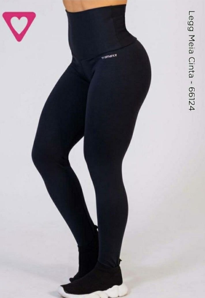 Legging Meia Cinta tam M - Foto 1