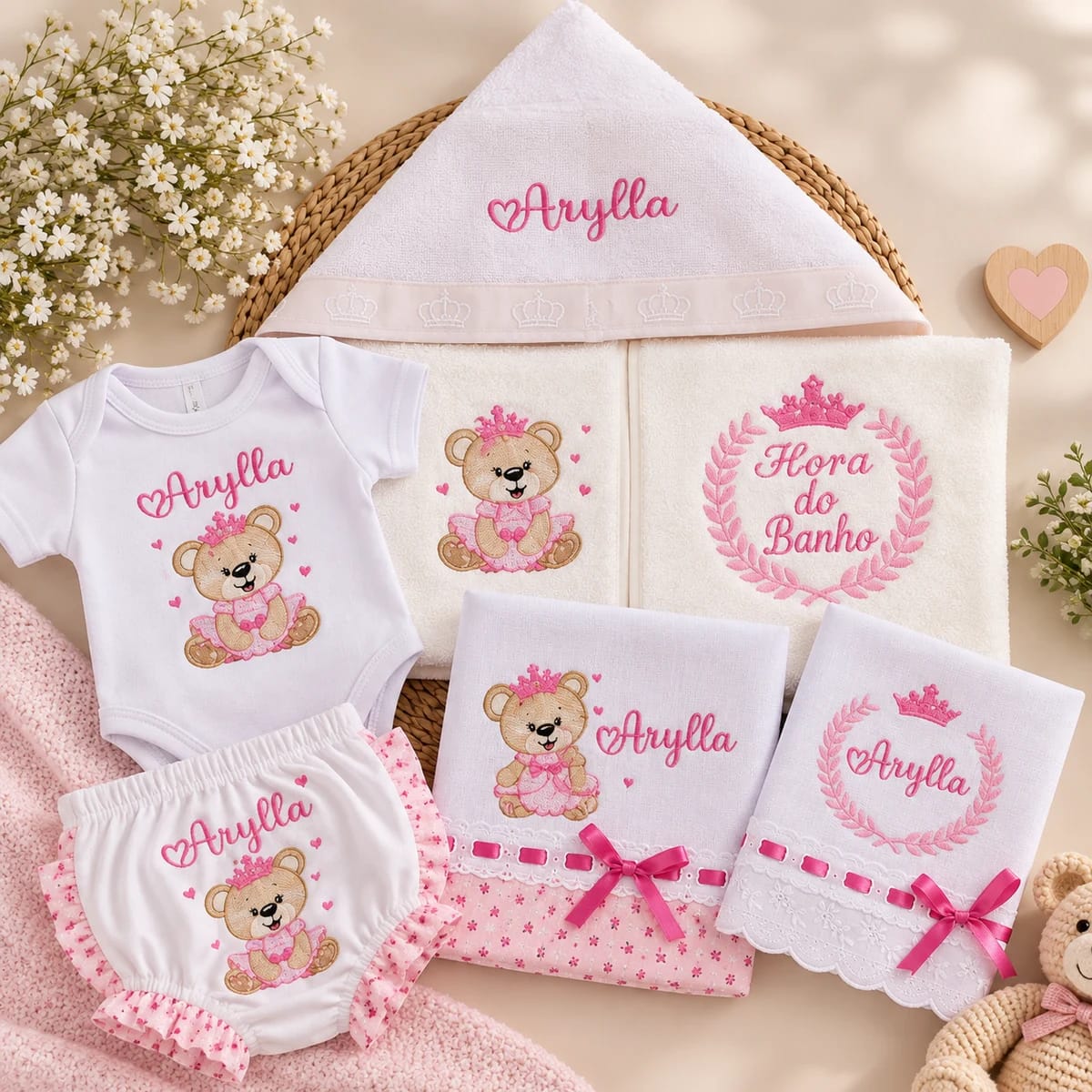 Kit Ursinha princesa ( Você escolhe o tema) - Foto 1