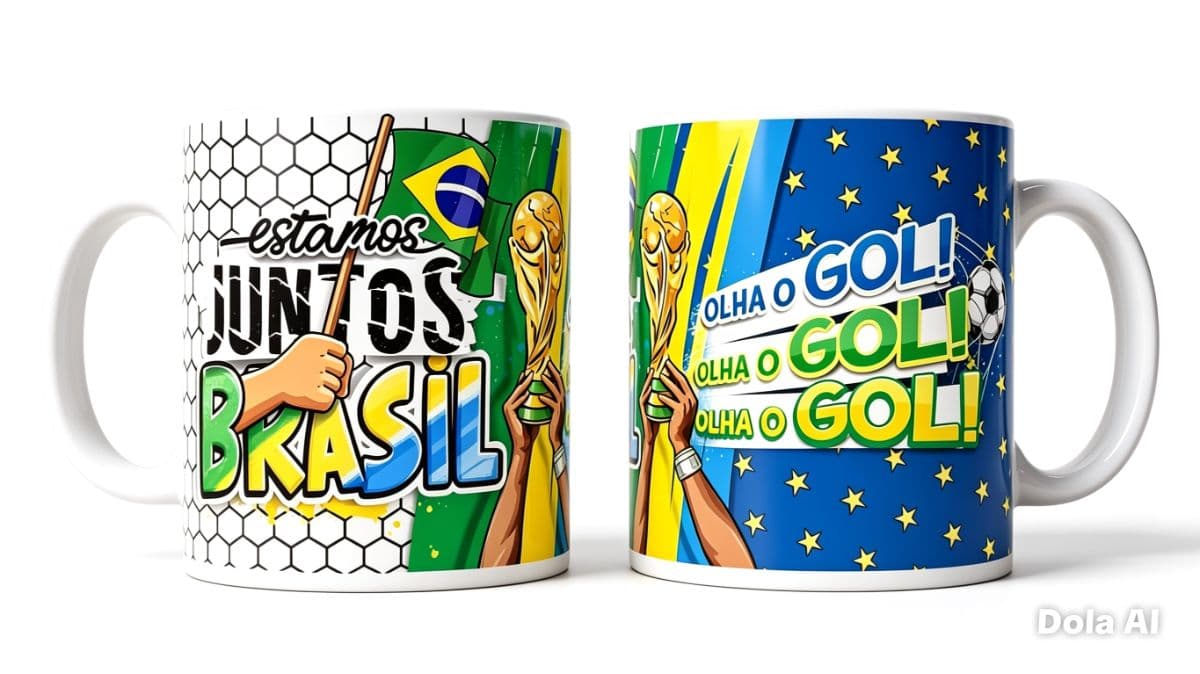 Canecas para a Copa