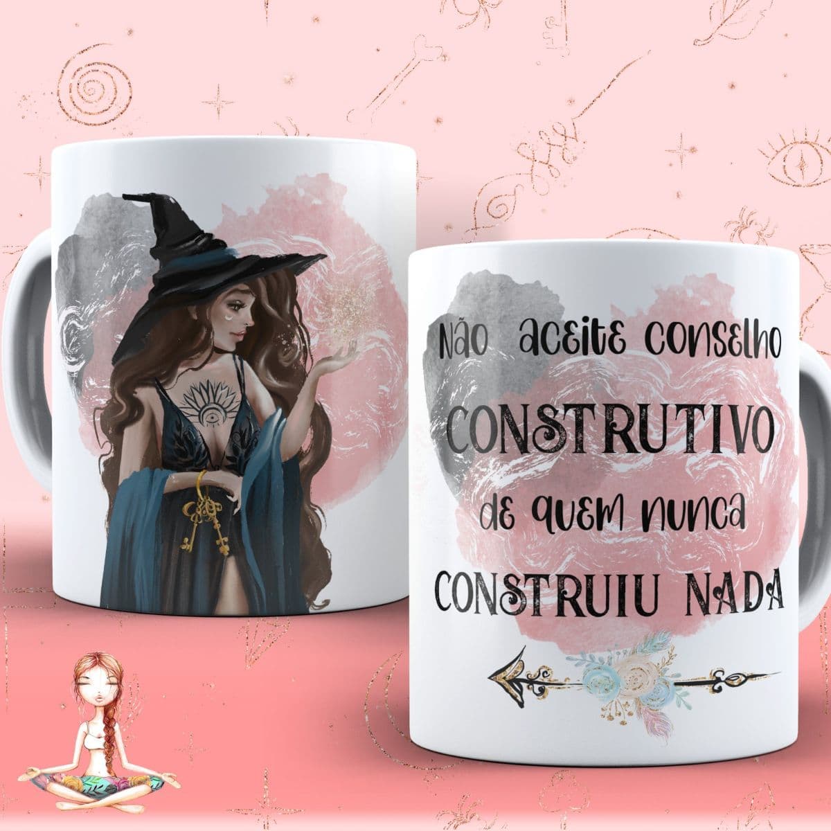 Canecas chakra desalinhado