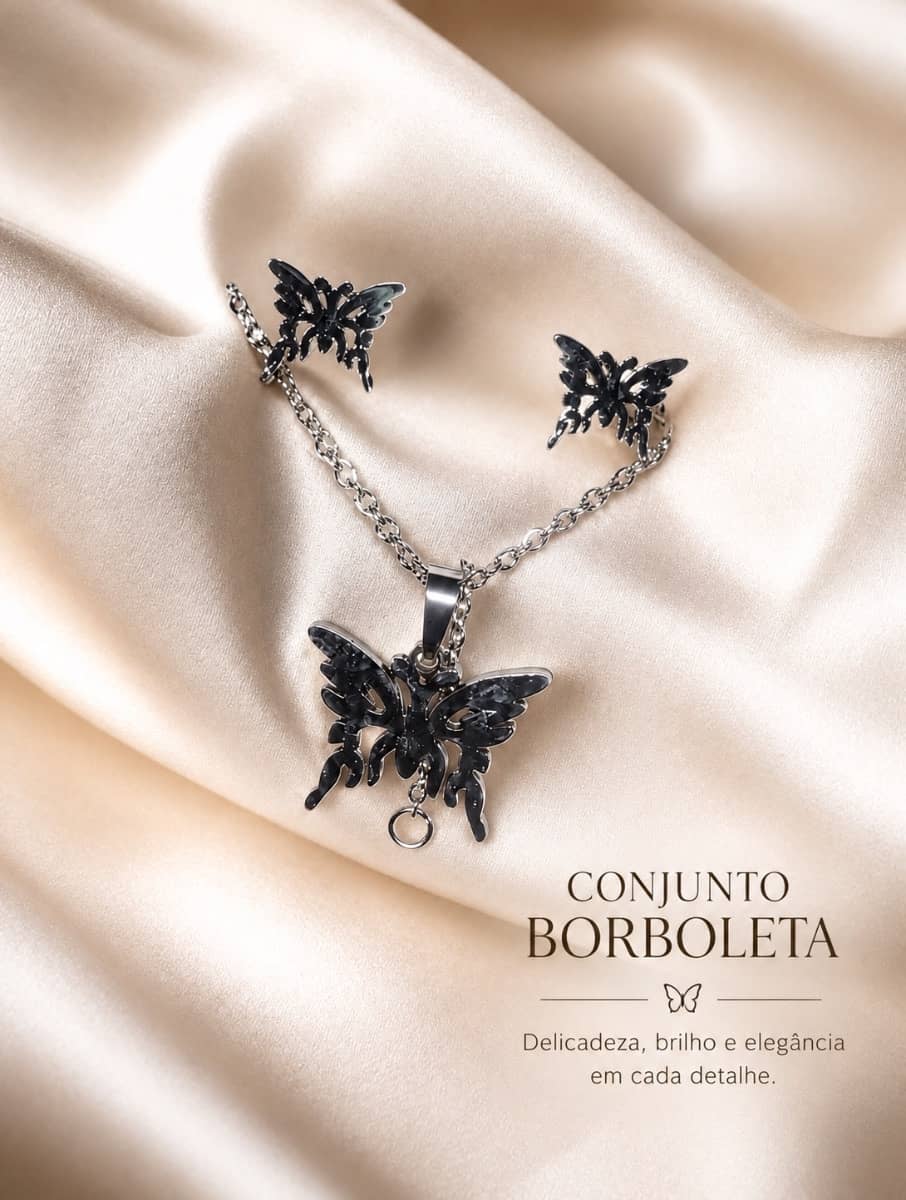 Conjunto de borboleta 🦋
