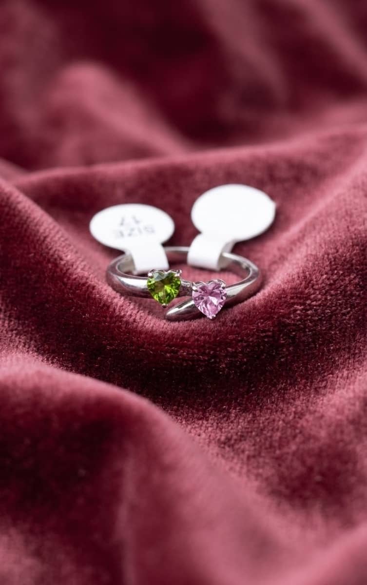 💍 anel solitário prata
