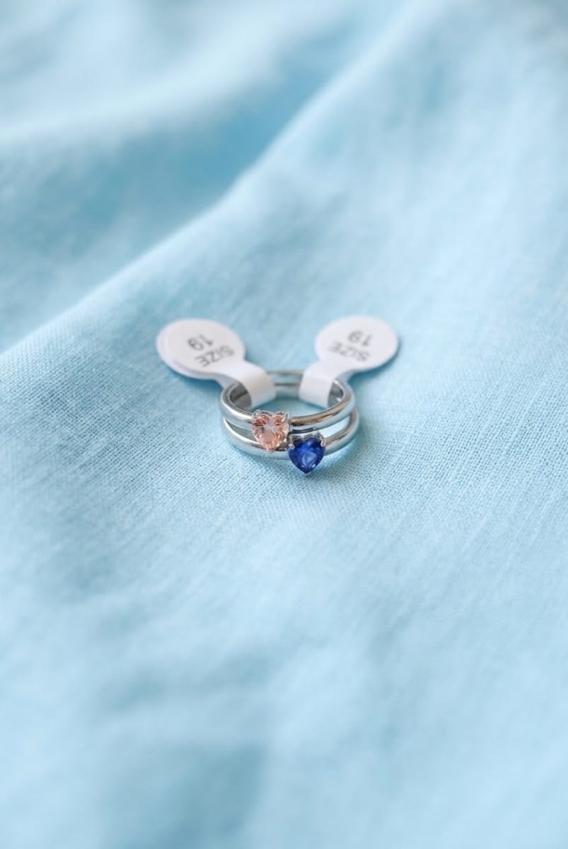 💍 anel solitário prateado ✨ - Foto 1
