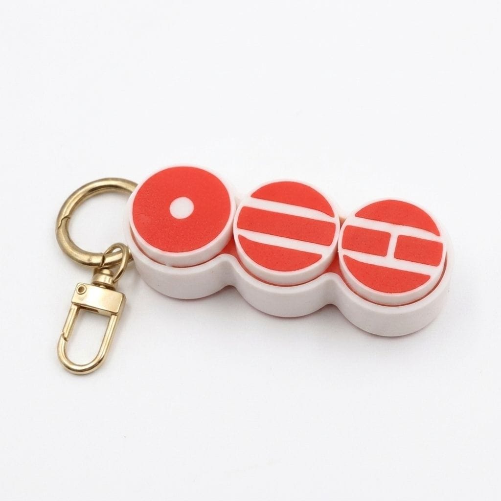 Kit Chaveiros Fidget Clicker BTS | Sensorial Antiestresse | 3 Modelos | Presente para ARMY - Foto 5
