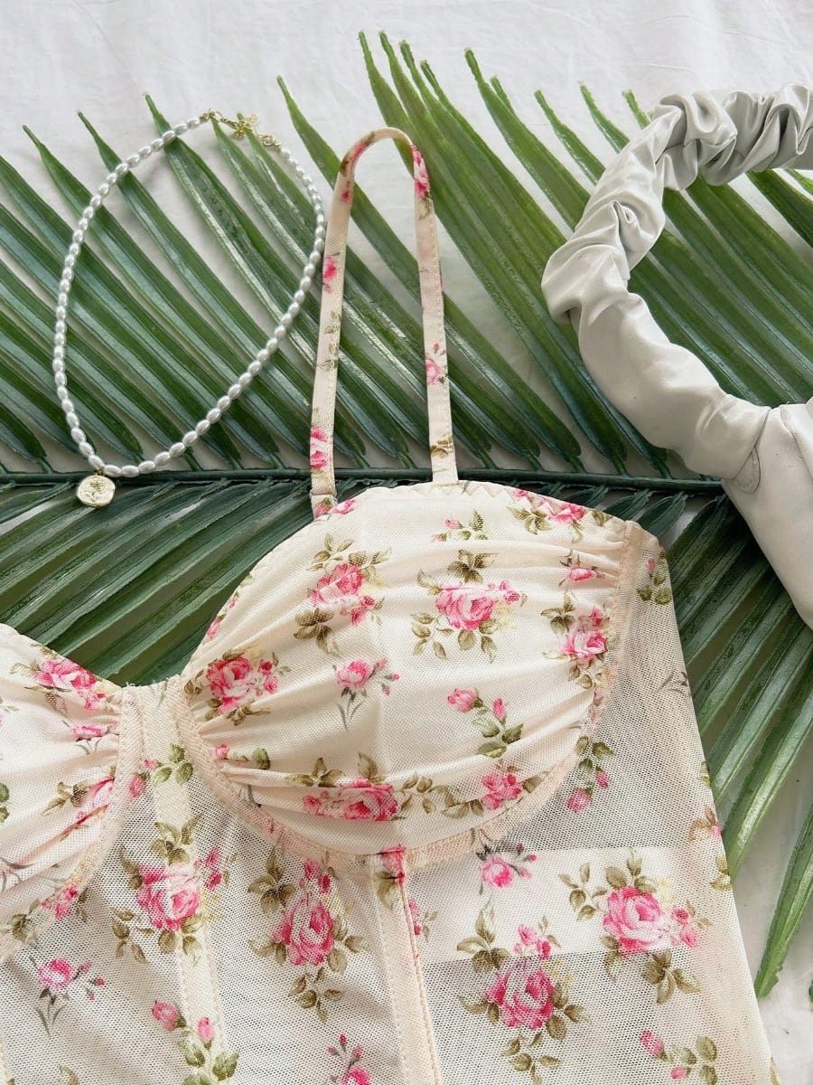 Top Floral Feminino Modelagem Versátil - Foto 2