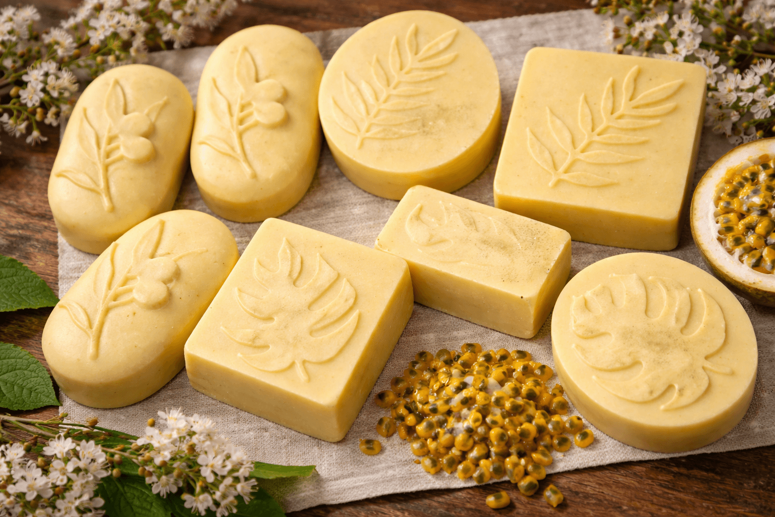 Sabonetes artesanais super hidratantes de aveia ,mel e óleo de amêndoas com toda a matéria vegetal e orgânica - Foto 3