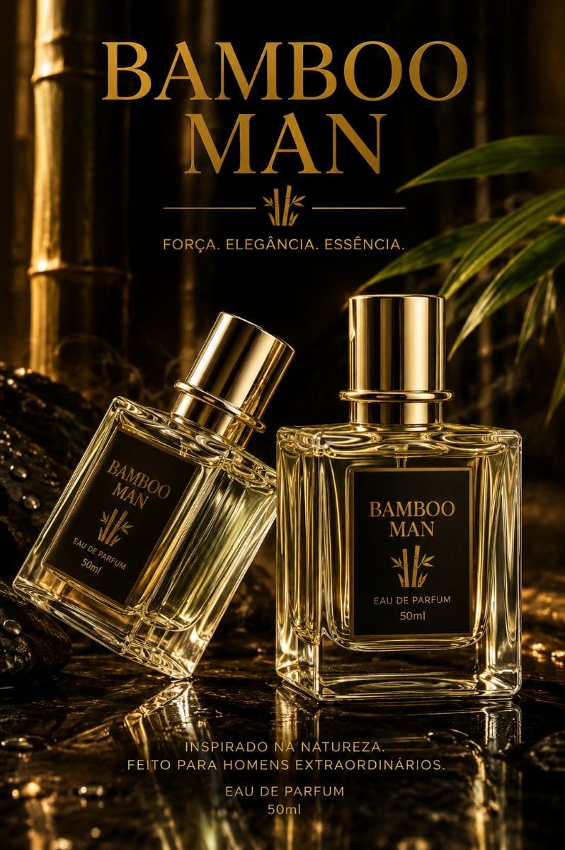 DEU PARFUM BAMBOO MAN ( masculino) - Foto 1
