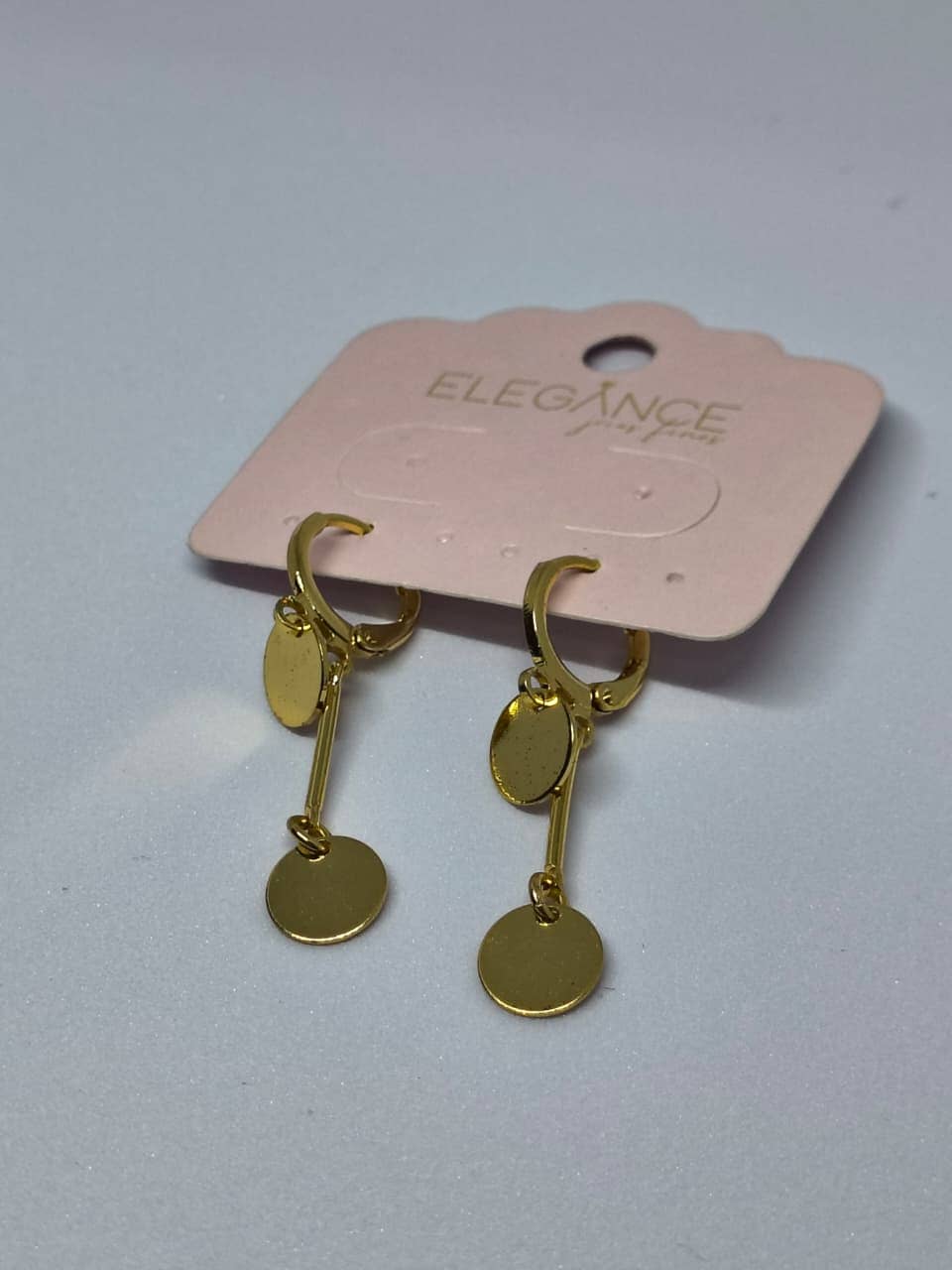 Brinco Argola com Medalhas – Elegance