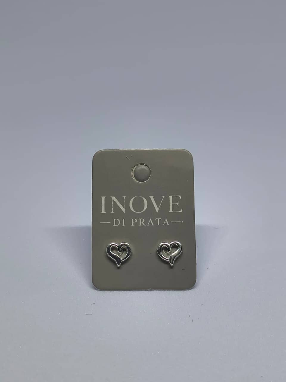 Brinco Coração Pequeno – Inove Di Prata