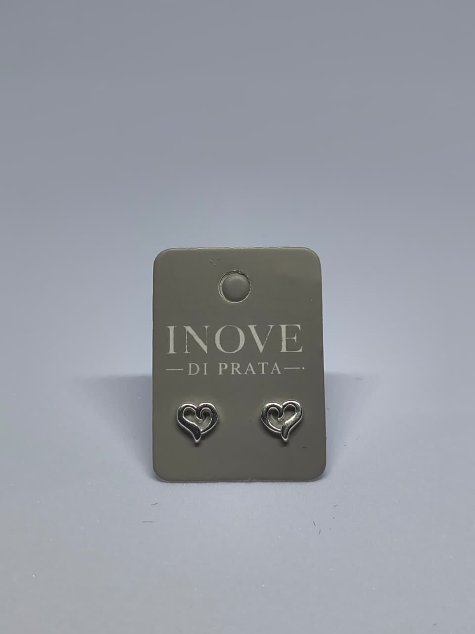 Brinco Coração Pequeno – Inove Di Prata - Foto 1
