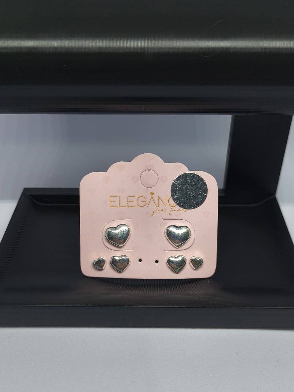Brinco Trio Coração – Elegance