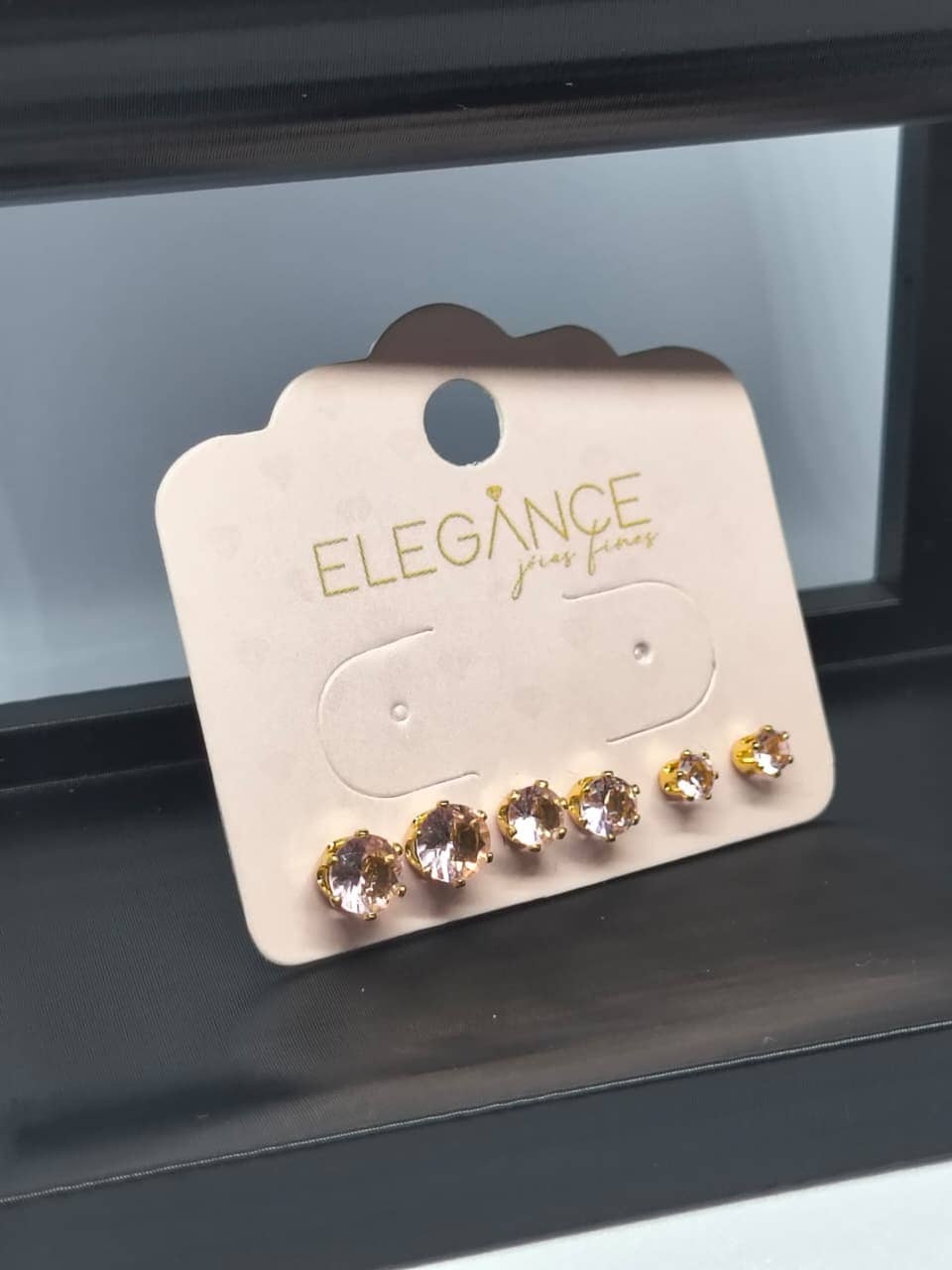 Brinco Trio Zircônia Bebê – Elegance