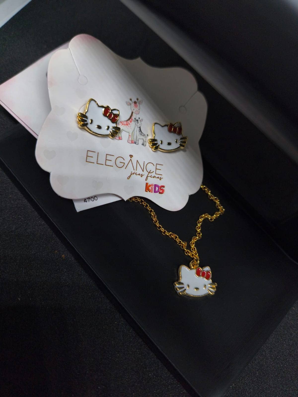 Kit Pulseira + Brinco Hello Kitty – Elegance