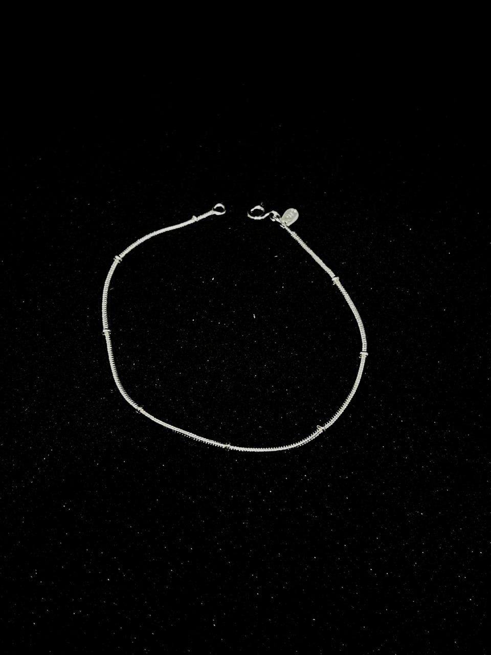 Pulseira Rabo de Rato com Bolinha Inove Di Prata - Foto 1