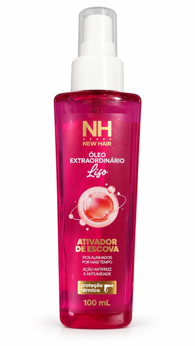Óleo Extraordinário New Hair Liso Ativador de Escova 100ml - Foto 1
