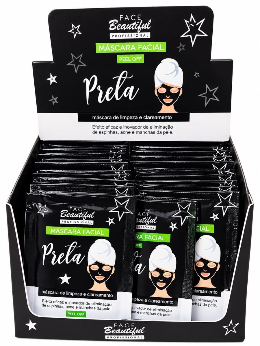 Máscara preta facial limpeza de pele - Foto 1