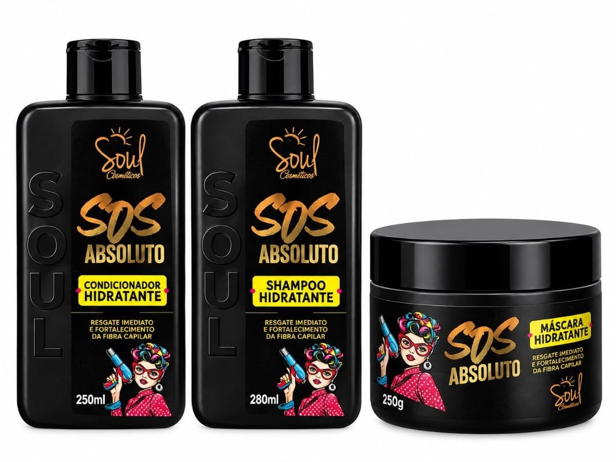 kit capilar sos absoluto soul - Foto 1